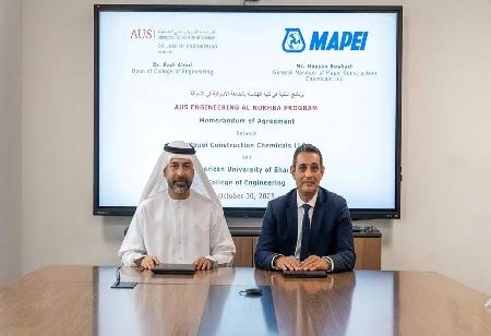 AUS, Mapei Sign MoA To Build Talent For UAE Construction